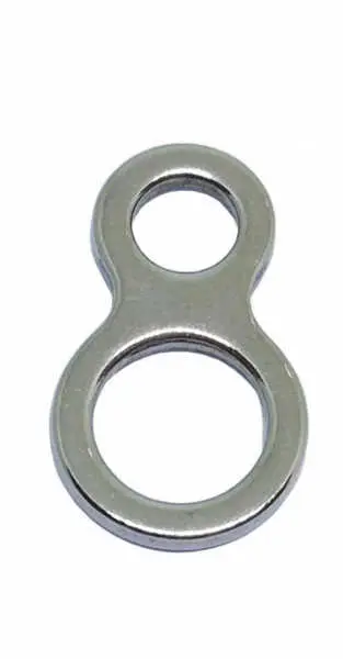 PRO RIGGER STAINLESS STEEL FIGURE 8 SOLID JIGGING RING