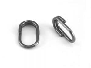 Oval split ring