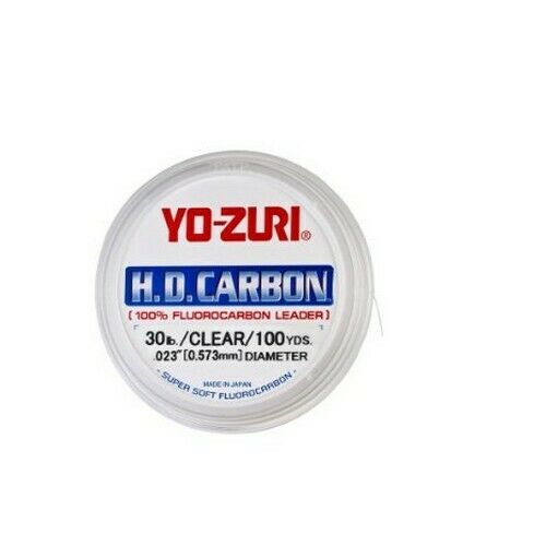 Yo-Zuri Tkld40lbncl30yd Fishing Clear Fluorocarbon Leader Line for sale online 