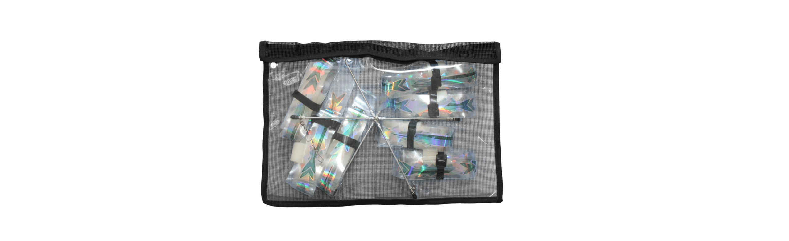 HOLOGRAPHIC FISH STRIP DREDGE TEASER, 12" - Image 2